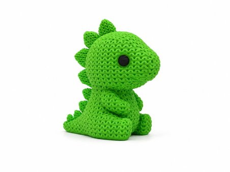 🦖💚🧶 Örgü Dokulu Dekoratif Dinozor Figürü Modern Masa Süsü Ev Ofis Dekoru Raf Kitaplık Dekorasyonu