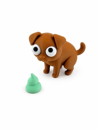 Sevimli Dekoratif Köpek Figürü 🎁 Masaüstü Süsü 🏡 Eğlenceli Tasarım