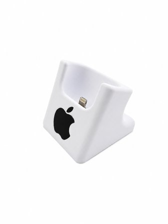 AirPods Şarj Standı Masaüstü Kulaklık Kutusu Standı Dekoratif Organizer Sert Plastik Beyaz Tasarım