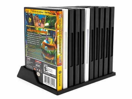 Oyun Kutusu Düzenleyici Stand 📀✨ Masaüstü Oyun Arşiv Organizeri 🏠 Sert Plastik Çoklu Oyun Kutusu 