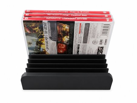 Oyun Kartuşu ve Oyun Kutusu Düzenleyici Stand ✨ Masaüstü Organizer 📦 Sert Plastik Saklama Standı 🎁
