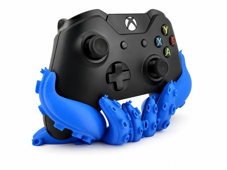 Fantastik Oyun Kolu Standı ✨ Ahtapot Tasarımlı Kontrolcü Tutucu 🕹️ Sert Plastik Masaüstü Gamepad Standı