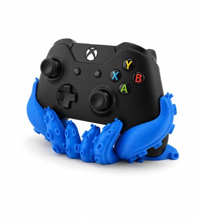 Fantastik Oyun Kolu Standı ✨ Ahtapot Tasarımlı Kontrolcü Tutucu 🕹️ Sert Plastik Masaüstü Gamepad Standı