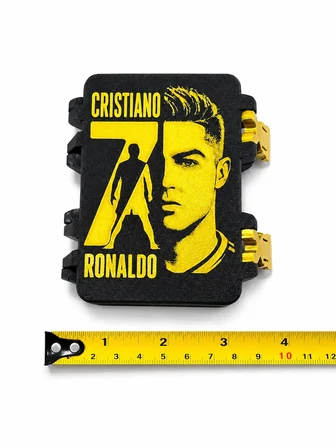 CR7 Koleksiyon Sticker Kart Saklama Kutusu 📦 Kapaklı Düzenleyici 🟢 Kilitli Kart Kutusu 🎁 