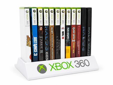 Xbox 360 Oyun Kutusu Standı | Video Oyun Konsolu Disk ve Kutu Düzenleyici | Xbox, Xbox 360, PS2, PS3
