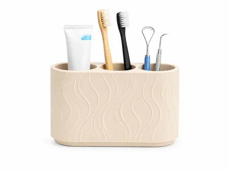 Diş Fırçası ve Diş Macunu Düzenleyici Stand | Çok Bölmeli Banyo Organizeri | Masaüstü ve Lavabo Düzenleyici