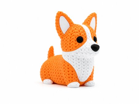 Sevimli Corgi Köpek Dekoratif Figür | Masaüstü, Kitaplık, Raf ve Ev Dekoru