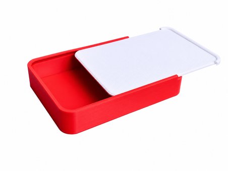 Sürgülü Kapaklı Çok Amaçlı Avadanlık Kutusu 10 x 7 cm | Mini Düzenleyici Saklama Kutusu | Kompakt 