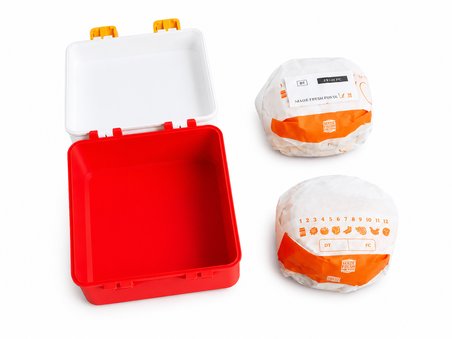 Fast Food Taşıma Kutusu Hamburger Saklama Kabı Büyük Boy Beslenme Kutusu Hamburger Taşıma Kabı