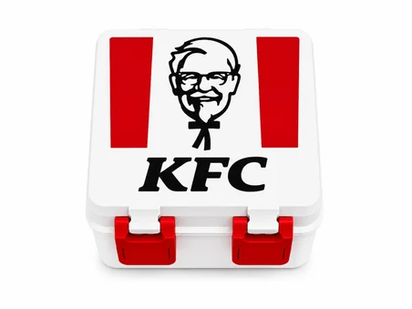 Fast Food Taşıma Kutusu Hamburger Saklama Kabı Büyük Boy Beslenme Kutusu Hamburger Taşıma Kabı