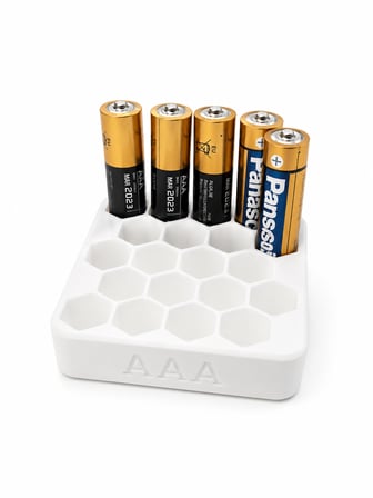 AA Kalem Pil Düzenleyici Organizer | Çok Amaçlı Pil Saklama Standı | Masaüstü Pil Düzenleme Kutusu |