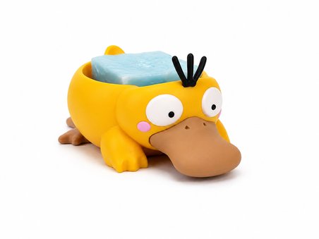 Büyük Boy Sevimli Ördek Tasarımlı Sabunluk 🛁 Lavabo Kenarı Sabun Düzenleyici 🚿 Dekoratif Sabun Standı
