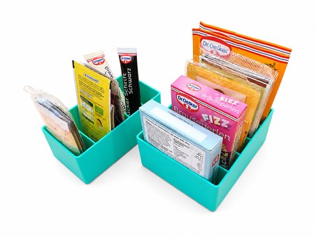Çok Amaçlı Bölmeli Organizer Kutusu 📦 Dolap İçi Düzenleyici 🏠 Mutfak ve Kiler Düzenleme Kutusu
