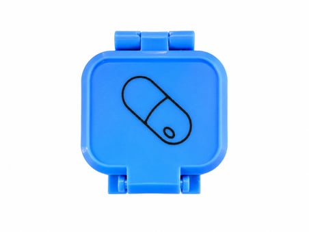 Mini İlaç Saklama Kutusu 💊 Kapaklı Günlük İlaç Taşıma Kutusu 👜 Seyahat Tipi Hap Kutusu