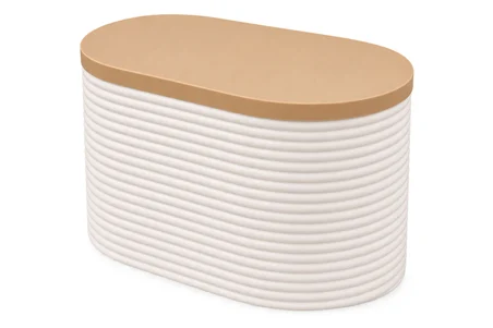 Kapaklı Pamuk Ped ve Kulak Çubuğu Düzenleyici | Çok Bölmeli Banyo Organizeri |