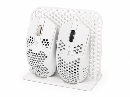 Çift Bölmeli Mouse ve Notebook Standı | Masaüstü Düzenleyici | Laptop ve Mouse Organizeri |