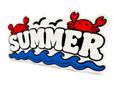Summer Yaz Dekoru | Deniz Temalı Masa Üstü Dekoratif Yazı | Yaz Konsepti Ev ve Ofis Dekorasyonu |