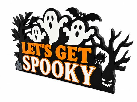 Happy Halloween Dekoratif Masa ve Duvar Süsü | Cadılar Bayramı Parti Dekoru |