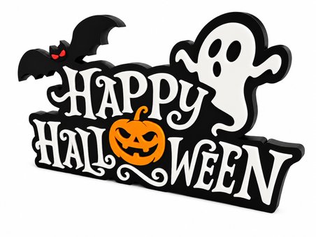 Happy Halloween Dekoratif Masa ve Duvar Süsü | Cadılar Bayramı Parti Dekoru |