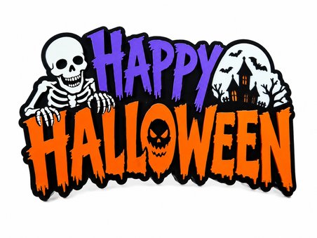 Happy Halloween Dekoratif Masa ve Duvar Süsü | Cadılar Bayramı Parti Dekoru |