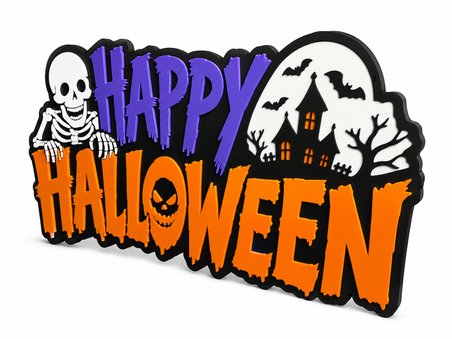 Happy Halloween Dekoratif Masa ve Duvar Süsü | Cadılar Bayramı Parti Dekoru |