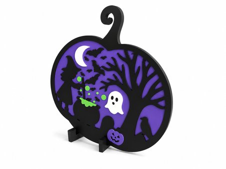 Happy Halloween Dekoratif Masa ve Duvar Süsü | Cadılar Bayramı Parti Dekoru |