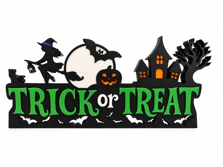 Happy Halloween Dekoratif Masa ve Duvar Süsü | Cadılar Bayramı Parti Dekoru |
