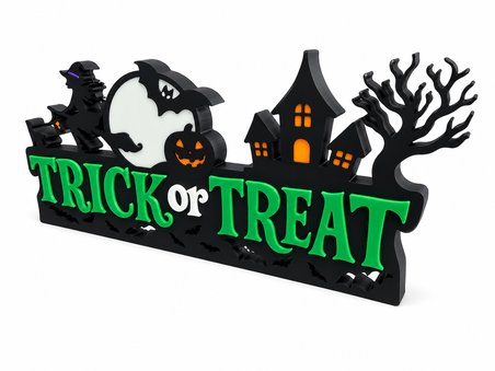 Happy Halloween Dekoratif Masa ve Duvar Süsü | Cadılar Bayramı Parti Dekoru |