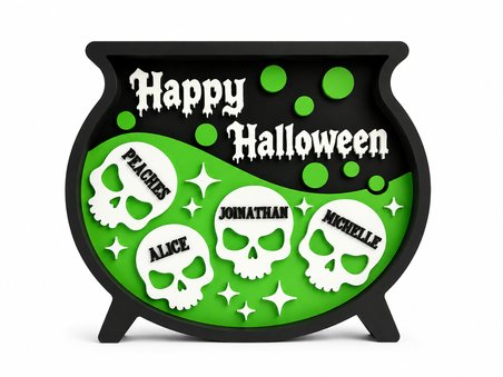 Happy Halloween Dekoratif Masa ve Duvar Süsü | Cadılar Bayramı Parti Dekoru |