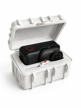360 GO Ultra Uyumlu Kamera Koruma ve Saklama Kutusu | Hafıza Kartı Bölmeli Taşıma Kutusu | Koruyucu 
