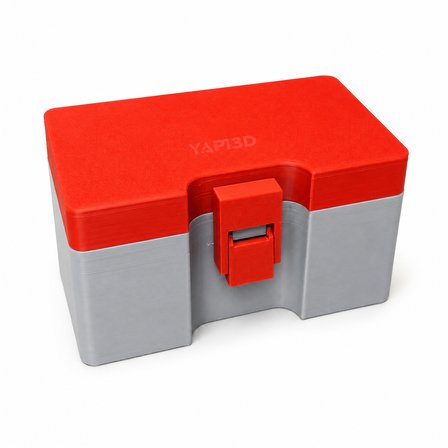 YAPI3D 18650 Battery Storage Box – 18650 Pil Saklama Kutusu – Kilitli Pil Düzenleyici –  Pil Koruma 