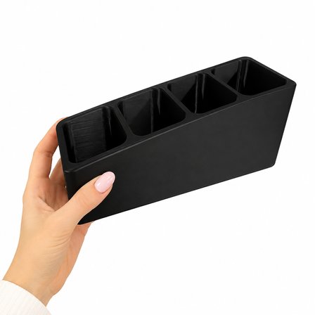 Uzaktan Kumanda Düzenleyici Standı | Çok Bölmeli Masaüstü Kumandalık | Sert Plastik Organizer |