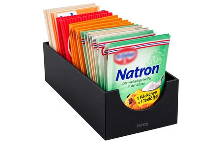 YAPI3D Çok Amaçlı Mutfak Düzenleyici Organizer | Baharat Paketlik Standı | Hazır Gıda Poşet Düzenle