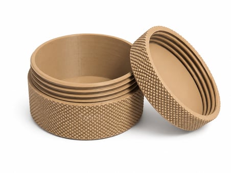 Vidalı Kapaklı Yuvarlak Saklama Kutusu 50 x 30 mm | Çok Amaçlı Mini Organizer | Küçük Eşya Düzenleyici |
