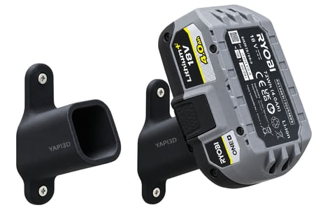 Ryobi 18V ONE+ Battery Wall Mount – 18V ONE+ Batarya Duvar Askı Aparatı, Akü Tutucu, Duvar 
