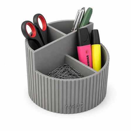 🖤 YAPI3D Çok Bölmeli Masaüstü Organizer Kalemlik Düzenleyici