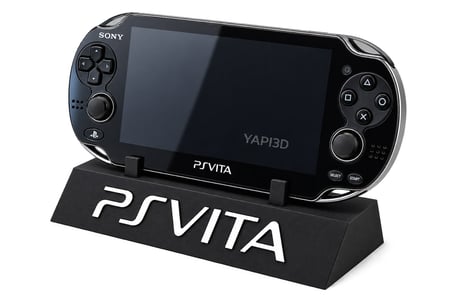 PS Vita Uyumlu Masaüstü Stand Konsol Tutucu | El Konsolu Dikey Sergileme ve Düzenleme Aparatı | 