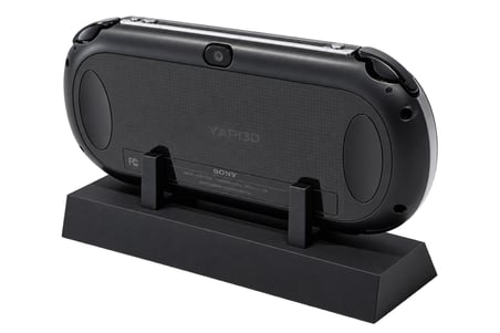 PS Vita Uyumlu Masaüstü Stand Konsol Tutucu | El Konsolu Dikey Sergileme ve Düzenleme Aparatı | 