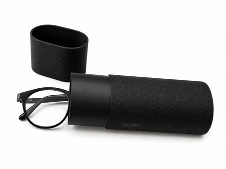 Yapı3D Kapaklı Gözlük Kutusu Şık Silindirik Gözlük Kılıfı Gözlük Taşıma Saklama Kutusu Optik Gözlük ve Güneş Gözlüğü Organizer