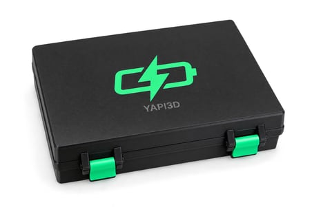 YAPI3D Çok Amaçlı Pil Saklama Kutusu Karışık Pil Organizer Düzenleyici Muhafaza ve Taşıma Çantası 