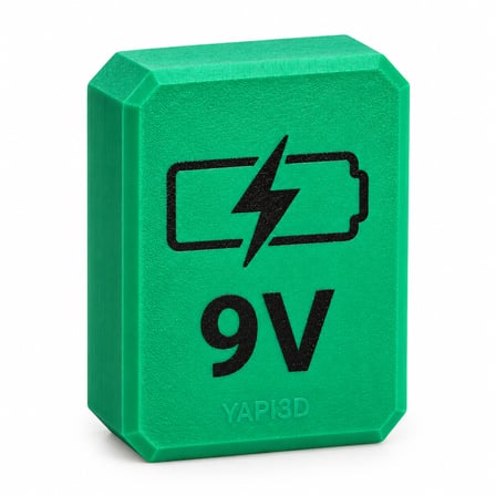 YAPI3D 9V Pil Saklama Kutusu 9V Pil Organizer Düzenleyici Muhafaza Kabı Kapaklı Pil Kutusu