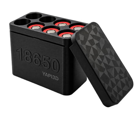 YAPI3D 18650 Pil Saklama Kutusu Sürgülü Kapaklı 18650 Pil Organizer Düzenleyici Muhafaza Kabı 
