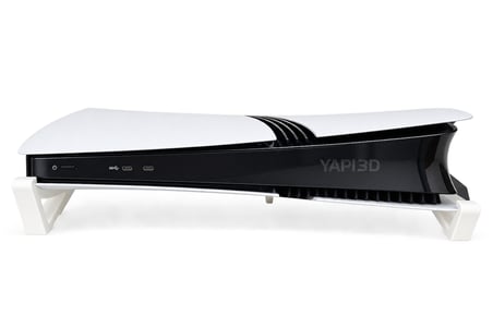 🎮 PS5 Slim / PS5 Pro Yatay Stand Konsol Altlığı – Masaüstü Konsol Destek Standı – Yatay Kullanım Standı