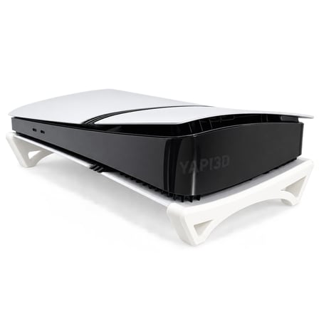 🎮 PS5 Slim / PS5 Pro Yatay Stand Konsol Altlığı – Masaüstü Konsol Destek Standı – Yatay Kullanım Standı
