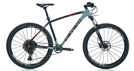 Carraro Big 2712 Sx Eagle Dağ Bisikleti (Mat Gri-Siyah-Kırmızı) 44cm