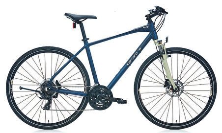 Carraro Sportive 223 28 Jant Hd Şehir Bisikleti (Mat Lacivert-Açık Sarı-Gri)