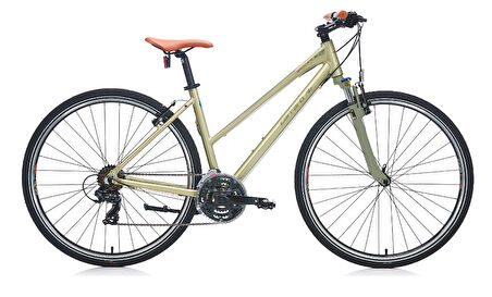 Carraro Sportive 222 28 Jant V-Fren Şehir Bisikleti (Lime Yeşil Koyu Yeşil Kahverengi)