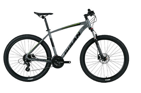 Bisan Mtx 7300 26 Jant Hd Dağ Bisikleti (Metalik Gri Yeşil)