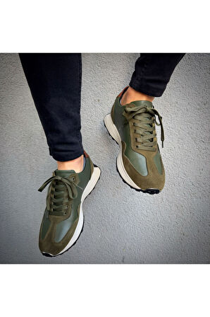 İÇ DIŞ HAKİKİKİ DERİ YENİ SEZON GÜNLÜK ERKEK SNEAKER RAHAT AYAKKABI  MRT270120251717