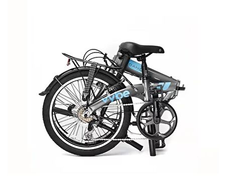 Dahon Vybe D7 Katlanır Bisiklet (Gri-Mavi)